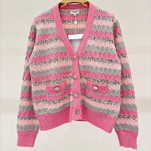 CHANEL Pink Cardigan
